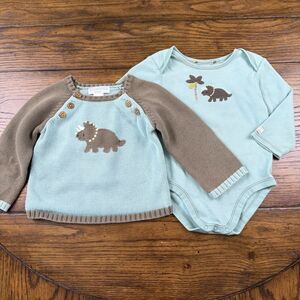 Janie and Jack Matching Bodysuit Sweater Set